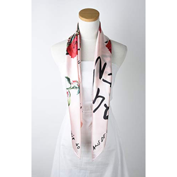 Corciova Women's Large Square Satin Headscarf - Stylish Hair Accessory