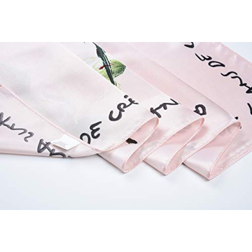 Corciova Women's Large Square Satin Headscarf - Stylish Hair Accessory