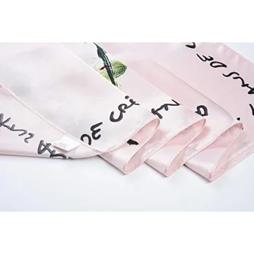 Corciova Women's Large Square Satin Headscarf - Stylish Hair Accessory