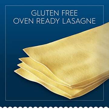 BARILLA Gluten Free Oven-Ready Lasagne, 10 Ounce (Pack of 12) - Non-GMO Gluten Free Pasta Made with Blend of Corn & Rice - Vegan Pasta