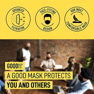 Good Comfort KN95 Face Mask - Disposable, Comfortable, Effective