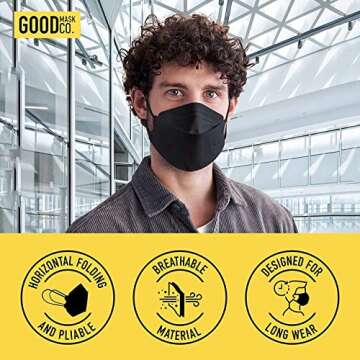 Good Comfort KN95 Face Mask - Disposable, Comfortable, Effective