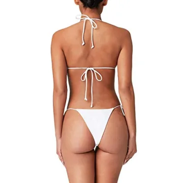 YAUASOPA Handmade Sequins Sexy Bikini Set for Women