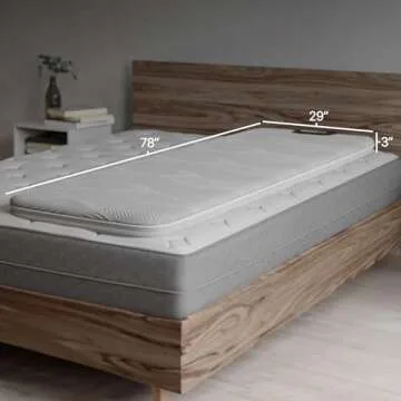 GhostBed Massage Mat with Gel Memory Foam for Ultimate Relaxation