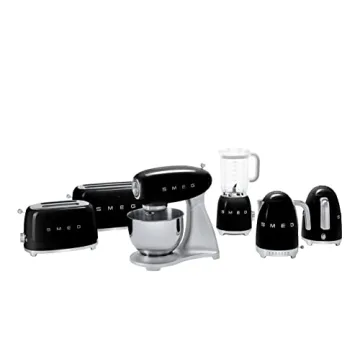 Elegant Smeg 2-Slice Toaster in Black for Perfect Toast