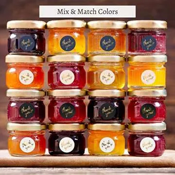 Mobiusea Thank You Stickers - 500 Waterproof Labels