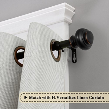 Versatile H.Versailtex Adjustable Curtain Rod Set 48-84 Inches
