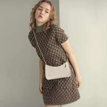 VODIU Clutch Tote Handbags with 2 Removable Straps and Zipper Closure Crossbody Bags Shoulder Purse Handbag for Women