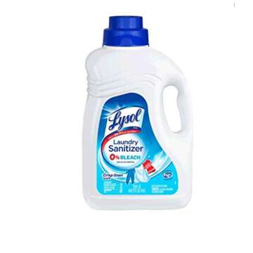 (2pack) LYSO*L Laundry Sanitizing Crisp Linen, 150oz, Bacteria-Causing Laundry Odor Eliminator, 0% Bleach Laundry Sanitizer.