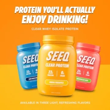 SEEQ Clear Whey Isolate Protein Powder - Mango Pineapple
