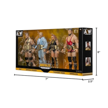 AEW Unrivaled Champion 4 Pack with 4 Exclusive Figures