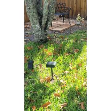 Upgraded Solar Ultrasonic Animal Repellent Outdoor, Deer Repellent Devices Motion Detection, Waterpr...