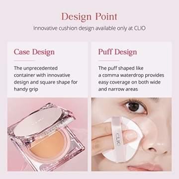 CLIO Kill Cover Mesh Glow Cushion Foundation with Refill