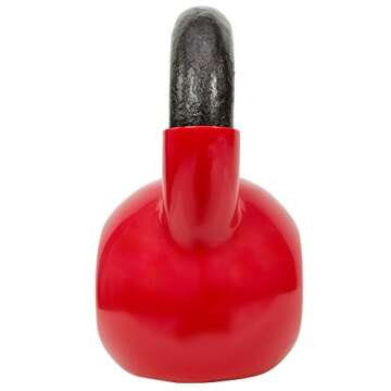 Sunny Health & Fitness Sunny Vinyl Coated Kettlebell (15-Pound)