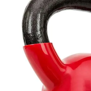 Sunny Health & Fitness Sunny Vinyl Coated Kettlebell (15-Pound)