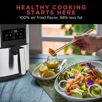 Large 8 Qt Air Fryer Max XL for Healthy Cooking