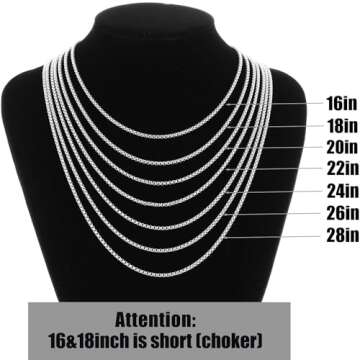 Durable Fiusem Gold Plated Cross Necklace for Men 18 Inch