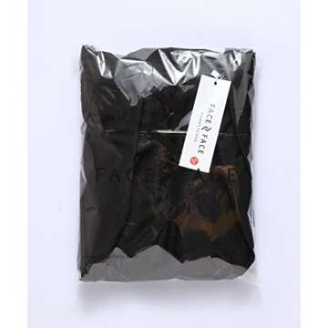 Face N Face Women's High Waisted A line Street Skirt Skater Pleated Full Midi Skirt X-Small Black