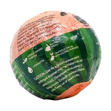 PACHA SOAP Watermelon Mint Froth Bomb, 5 OZ