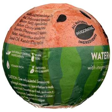 PACHA SOAP Watermelon Mint Froth Bomb, 5 OZ