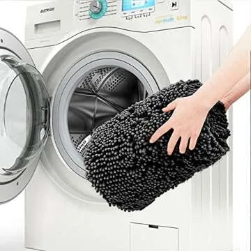 SONORO KATE Non-Slip Plush Bathroom Rug for Comfort