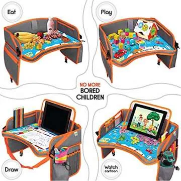 Kids Travel Tray for Fun and Organized Travel Time