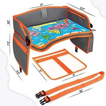 Kids Travel Tray for Fun and Organized Travel Time