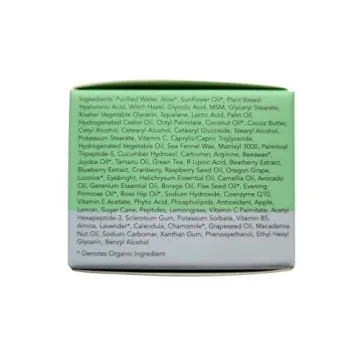 Natural Anti-Aging Eye Cream for Puffiness and Dark Circles