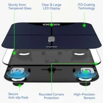 anyloop Smart Scale: Body Composition & App Sync