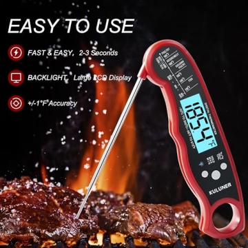 KULUNER TP-01 Waterproof Meat Thermometer for Cooking