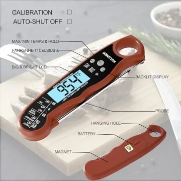 KULUNER TP-01 Waterproof Meat Thermometer for Cooking