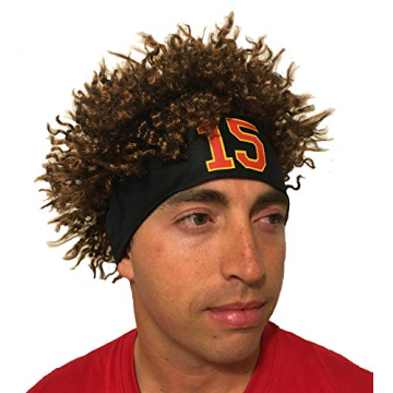 Watt's Wigs Mahomes Headband Wig for Kids - Fun Costume