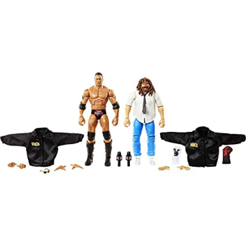 WWE Mattel Elite Rock & Mankind 2-Pack Action Figures