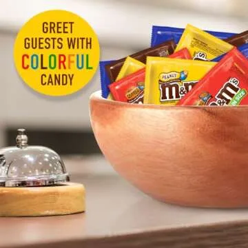 M&M'S Fun Size Milk Chocolate, Peanut, Peanut Butter & Caramel Candy Variety Pack, 30.35 oz/55 ct Bulk Candy Bag
