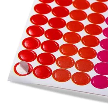 9360 Small Dot Stickers for Color Coding and Labeling