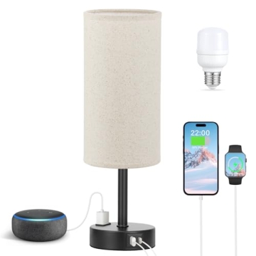 Fenmzee 3 Way Dimmable Touch Lamp for Bedroom