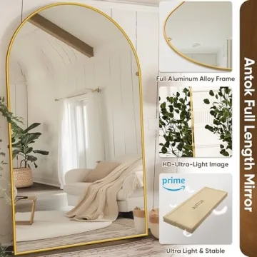 Elegant Arched Full Length Mirror for Stylish Interiors