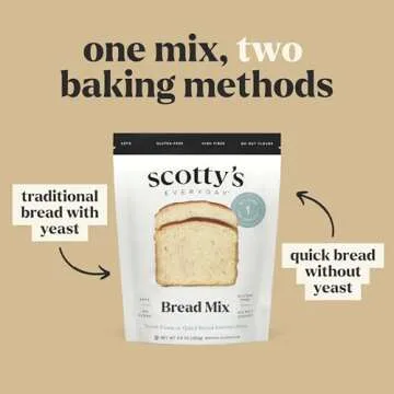 Scotty's Keto Bread Low Carb Mix - 1g Net Carbs, Gluten-Free