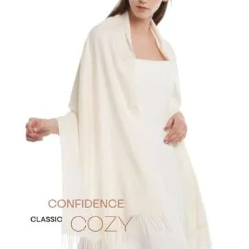 FURTALK Women's Scarf Pashmina Shawls and Wraps for Evening Dress Wedding Bride Bridesmaid Gifts Win...