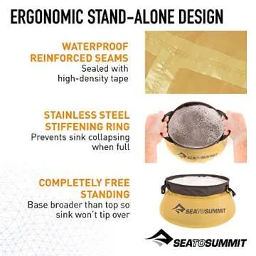 Sea to Summit Collapsible Kitchen Sink - 10 Liter Compact Sink