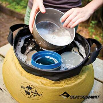 Sea to Summit Collapsible Kitchen Sink - 10 Liter Compact Sink