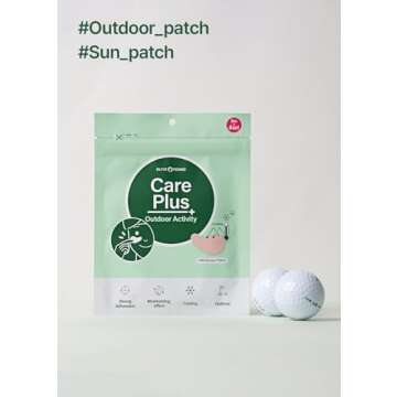 OLIVE YOUNG Care Plus Outdoor Patch 4 Pairs | Outdoor Activities Sun Patch with Cooling, Moisturizin...