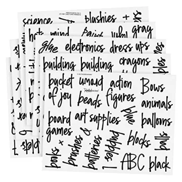 Talented Kitchen 147 Toy Labels for Playroom Organization