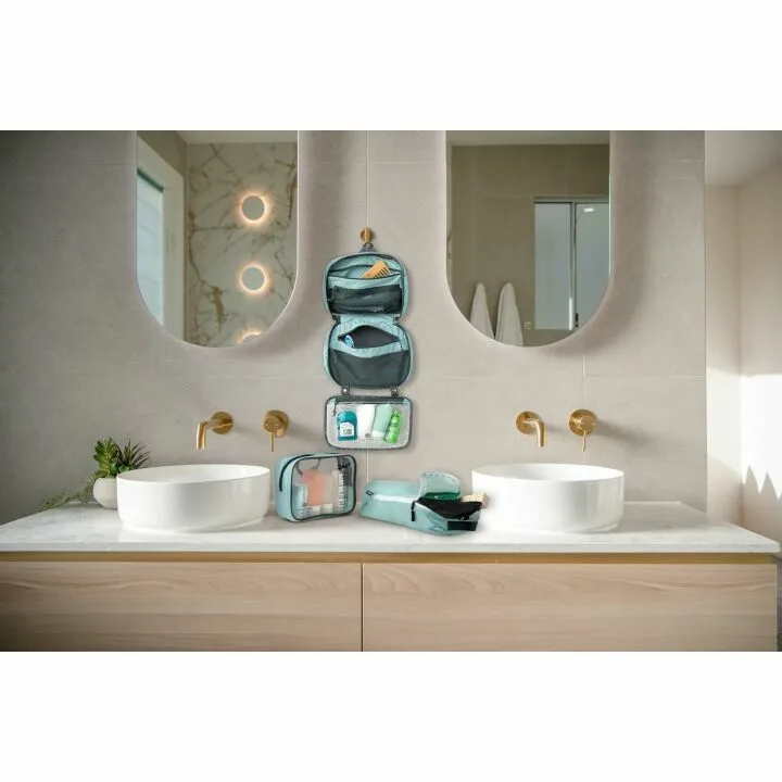 Travel Toiletry Kit: TSA Compliant Hanging Organizer