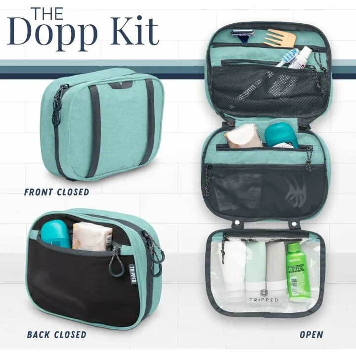 Travel Toiletry Kit: TSA Compliant Hanging Organizer