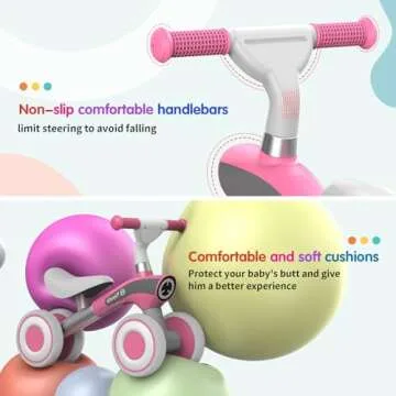 Yoyuto Baby Balance Bike for 1 Year Old Boys Girls