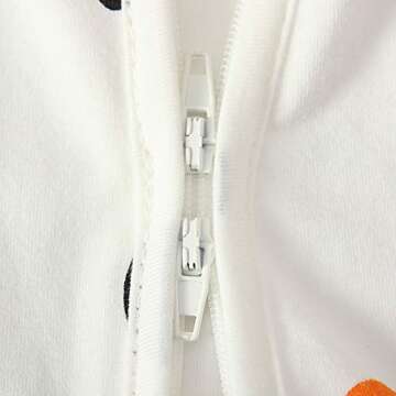 YOUNGER STAR Baby Boys Girls Clothes Halloween Long Sleeve Hooded Romper Jumpsuit Pumpkin Ghost Printed Outfits