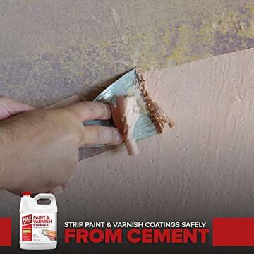 Max Strip Paint & Varnish Stripper - Safe & Powerful 32oz Solution