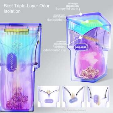 Ultimate Odor-Free Cat Litter Trash Can for Easy Waste Disposal