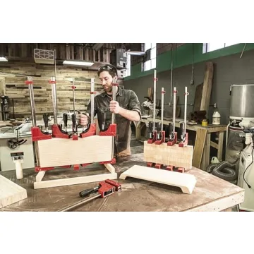 JET 31-Inch Woodworking Parallel Clamp with 1000 lbs Pressure